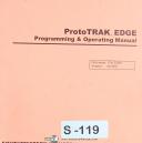 Southwestern Industries-Southwestern Industries, ProtoTRAK EDGE, Programming Operations, Training Manual-EDGE-01